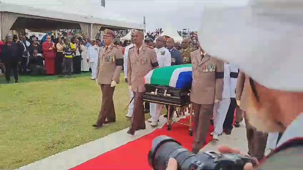 Military procession for Prince Mangosuthu Buthelezi's funeral