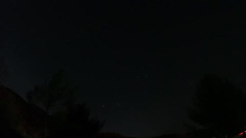 Night Lapse Shooting Stars