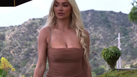 Lindsey Pelas in a Skin Tight Dress