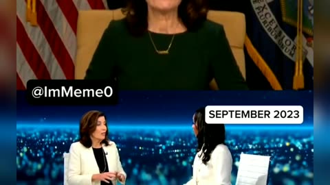 New York Democrat Gov Kathy Hochul - Told Illegal Migrants To Go somewhere Else