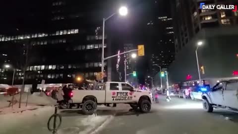 Ottawa's Truck Protest Turns Into A Dance Party