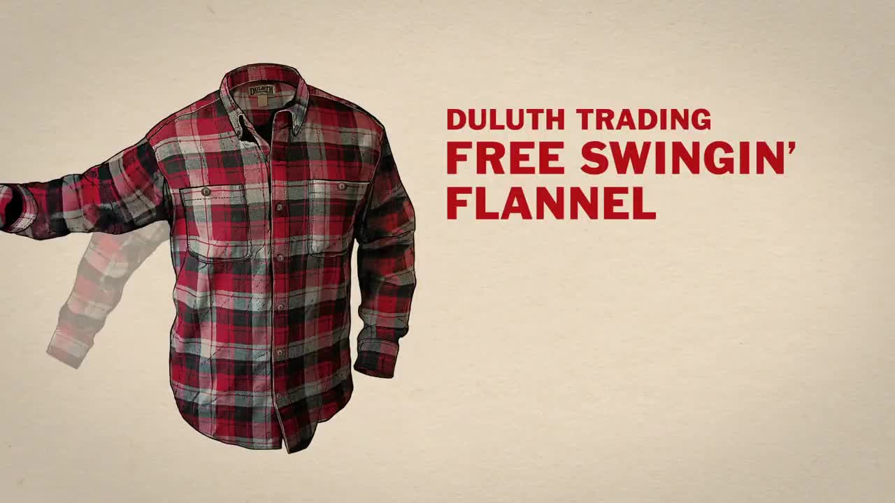 Duluth Trading TV Commercial Let Freedom Swing Free Swingin’ Flannel