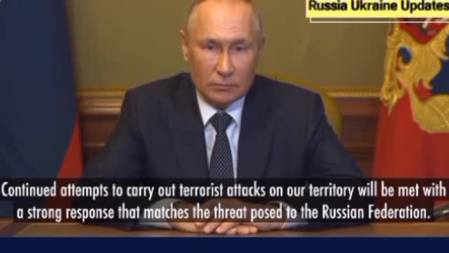 Putin: This morning, Russia launched massive missile strikes from the air, sea, and land