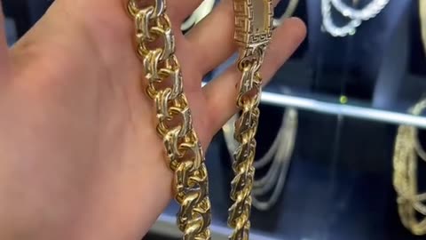 Solid Gold Chino Link Chains on Sale