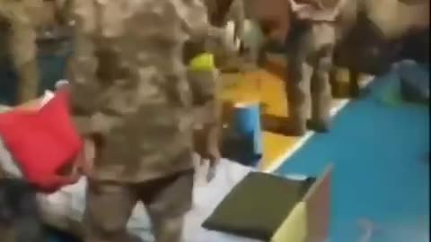 Ukrainian terrorists, they’re still hiding in schools.