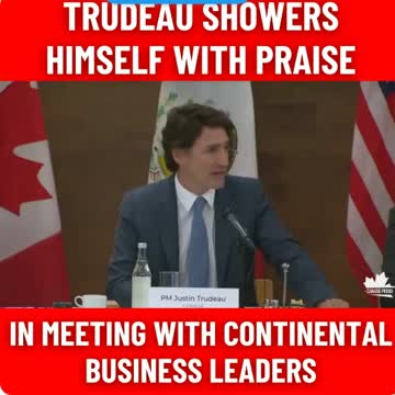 Still in love with himself.