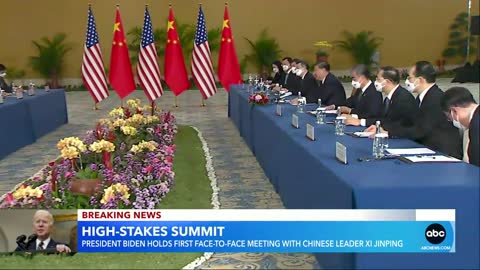 Biden meets with China’s Xi in person for 1st time since taking office