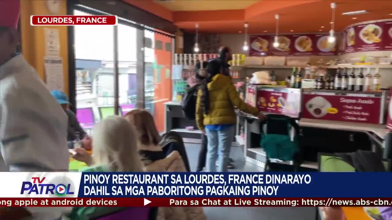 Pinoy restaurant sa Lourdes, France dinarayo dahil sa mga paboritong pagkaing Pinoy | TFC News