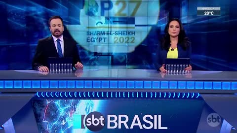 Lula se encontra com representantes no Egito | SBT Brasil (15/11/22)