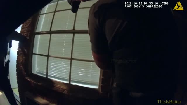 OCPD body cam shows an arrest after pursuit and standoff with a drive by shooting suspect