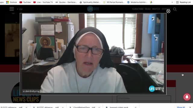 IMPORTANT MESSAGE FROM SISTER DIEDRE BYRNE