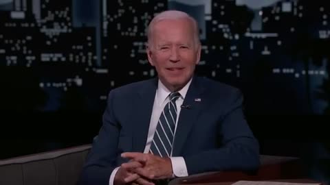 President Joe Biden Visits Jimmy Kimmel Live