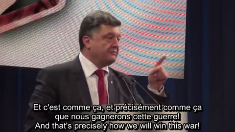 Ukraine President Poroshenko about Eastern Populations - Donbass 2014