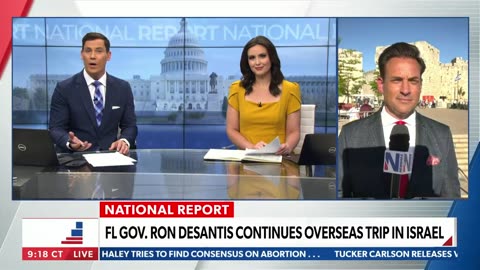 While on a trip to Israel, Florida Governor Ron DeSantis is denouncing anti-Semitism.