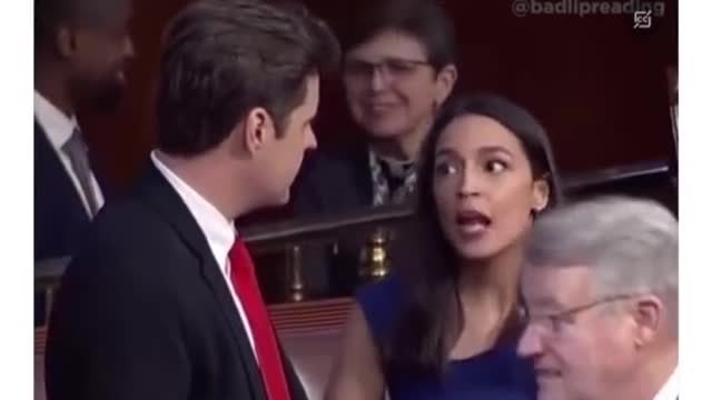 Gaetz AOC bad lip reading