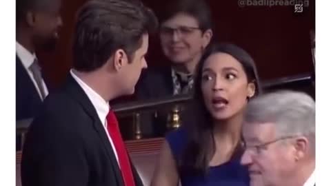 Gaetz AOC bad lip reading