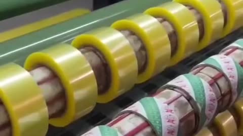 Adhesive tape manufacturing process