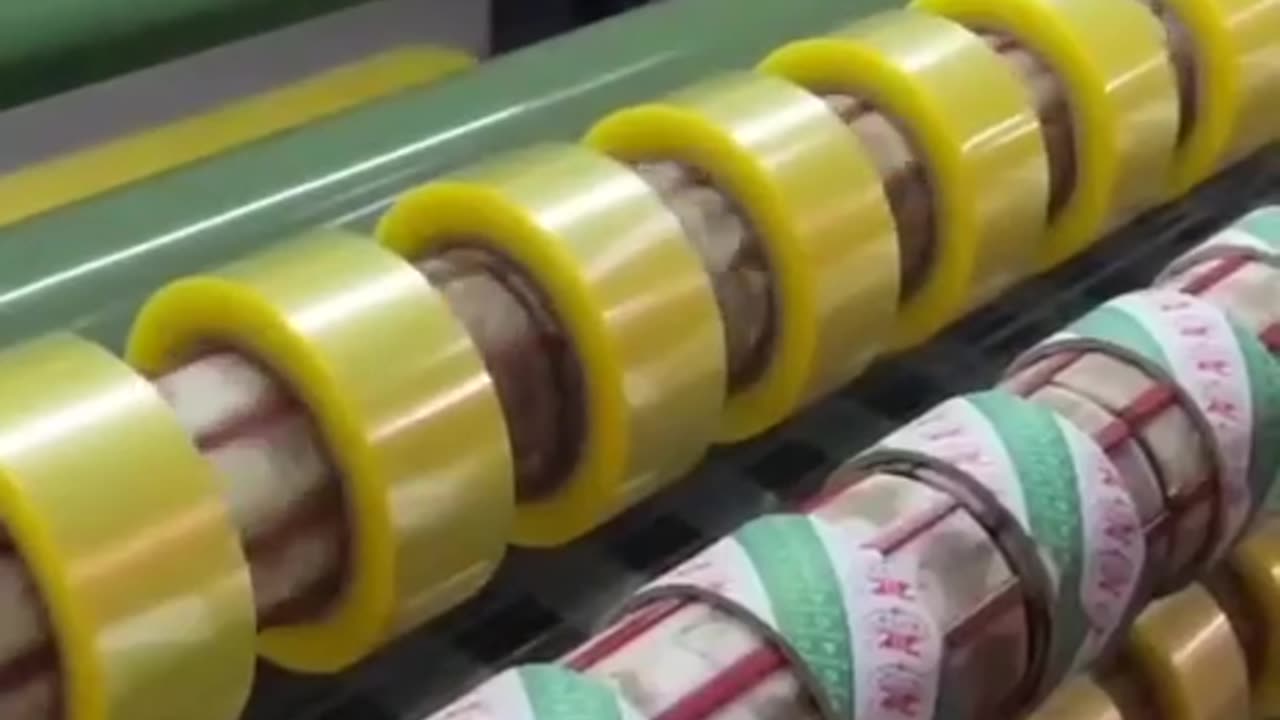 Adhesive tape manufacturing process