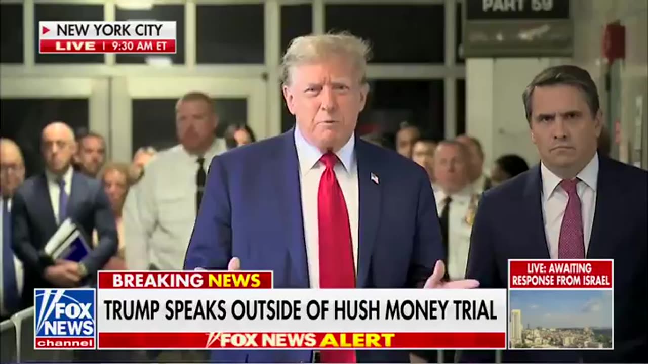 "It's an Assault on America" - President Trump Speaks to Reporters Before Latest Lawfare Trial