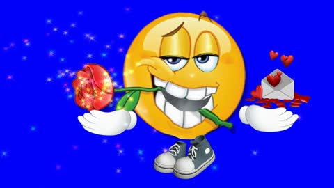 Smile face with love