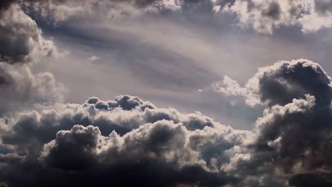 Relaxing Gray Cloudy Sky for Meditation and Mindfulness