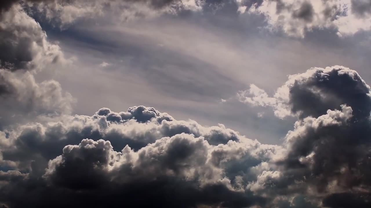 Relaxing Gray Cloudy Sky for Meditation and Mindfulness