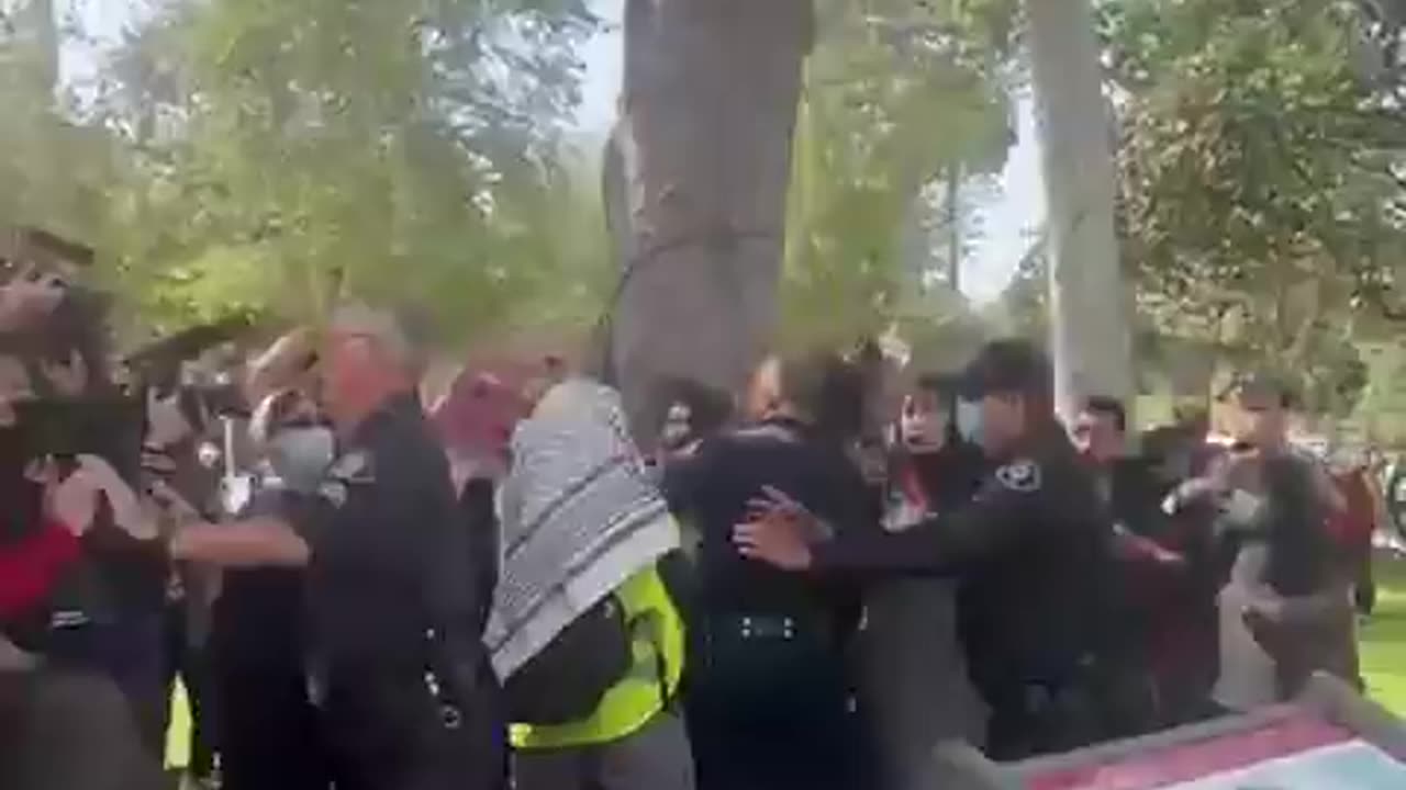 Palestinian Protests Get Violent At The University Of Southern California