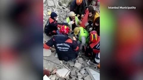 Two teens rescued after more than 9 days under rubble