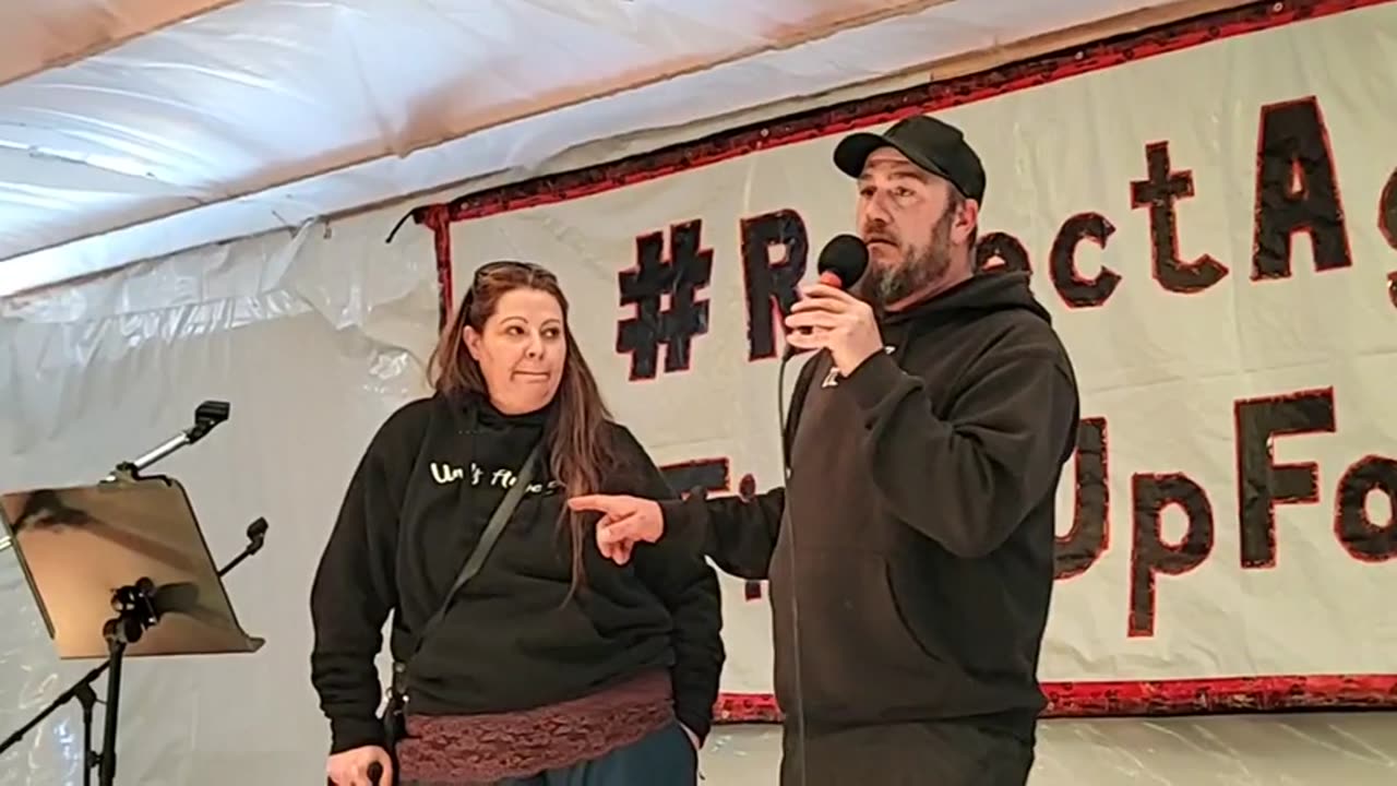 Unity Convoy Day 2 - One Of The Key Organizers, Ron Clarke