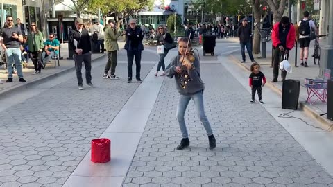 Marshmello ft. Bastille - Happier (Karolina Protsenko) - Violin Street Performance