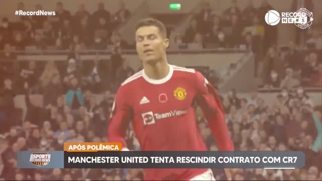 Manchester United tenta rescindir contrato com Cristiano Ronaldo