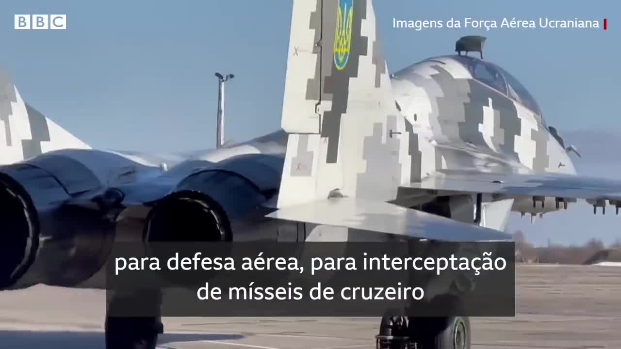 Guerra na Ucrânia: o piloto que 'caça' mísseis russos