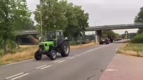 The Dutch Farmers are back with their first National protest.