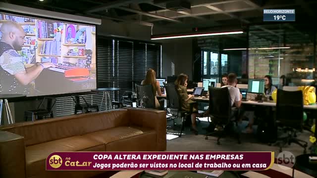 Copa do Mundo altera horário de expediente das empresas | SBT Brasil (16/11/22)