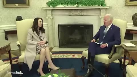 PM Jacinda Ardern meets US President Joe Biden at White House