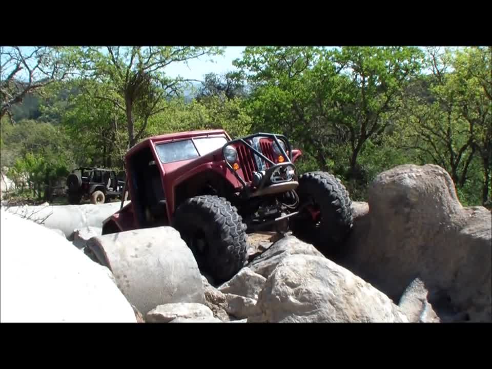 Hollister hills mini Rubicon, obstacle course willys pickup