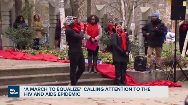 ‘A March To Equalize’ calling attention to the HIV and AIDS epidemic