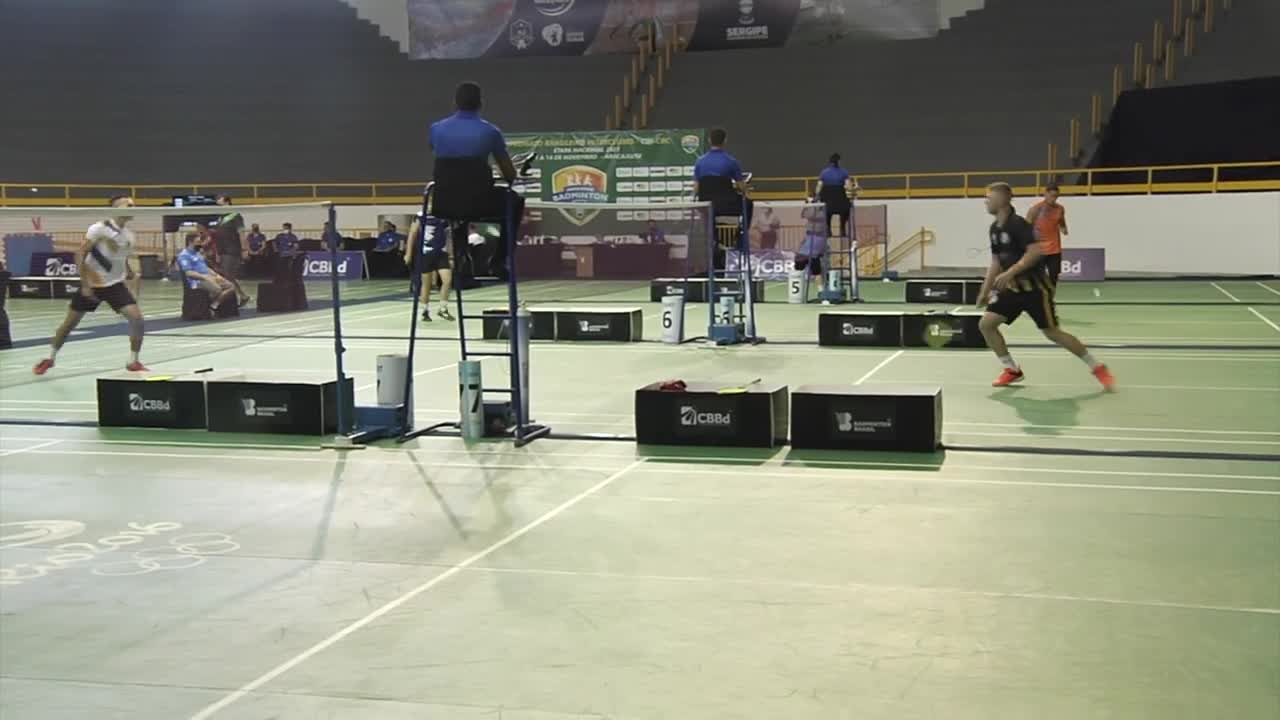 Campeonato brasileiro de badminton é realizado em Aracaju