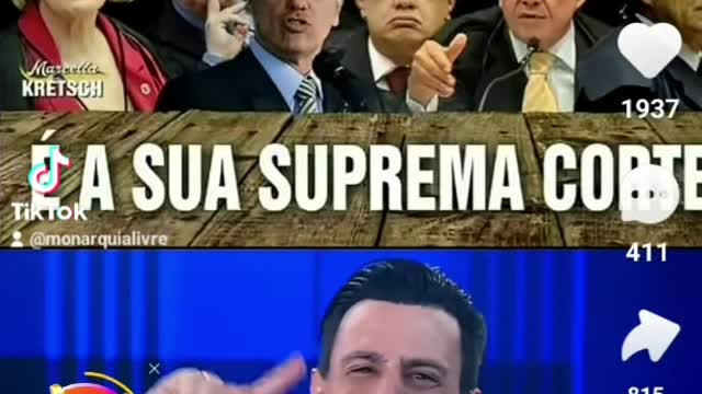 Jornalista diz ao vivo que ministros do STF rasgam a Constituição e Alexandre de Moraes come
