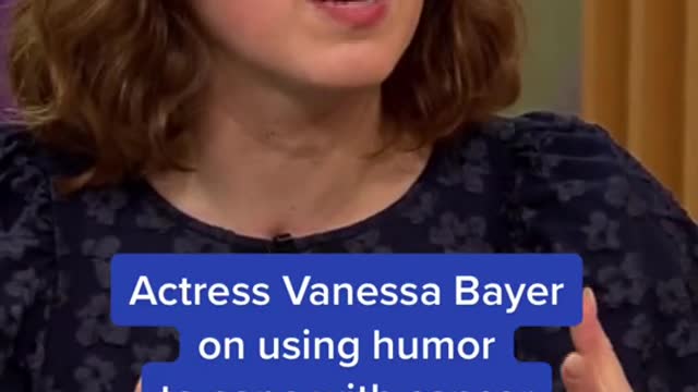 Actress Vanessa Bayer on using humor to cope with cancer