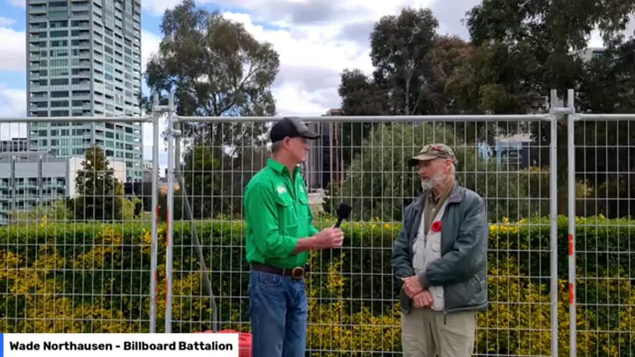 Interview with John Murphy at Shrine of Remembrance, Melbourne - 22/9/2024