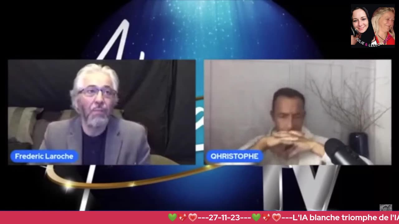 L'IA blanche triomphe 27/11 Vidéo de Christophe Charret avec Frédéric Laroche