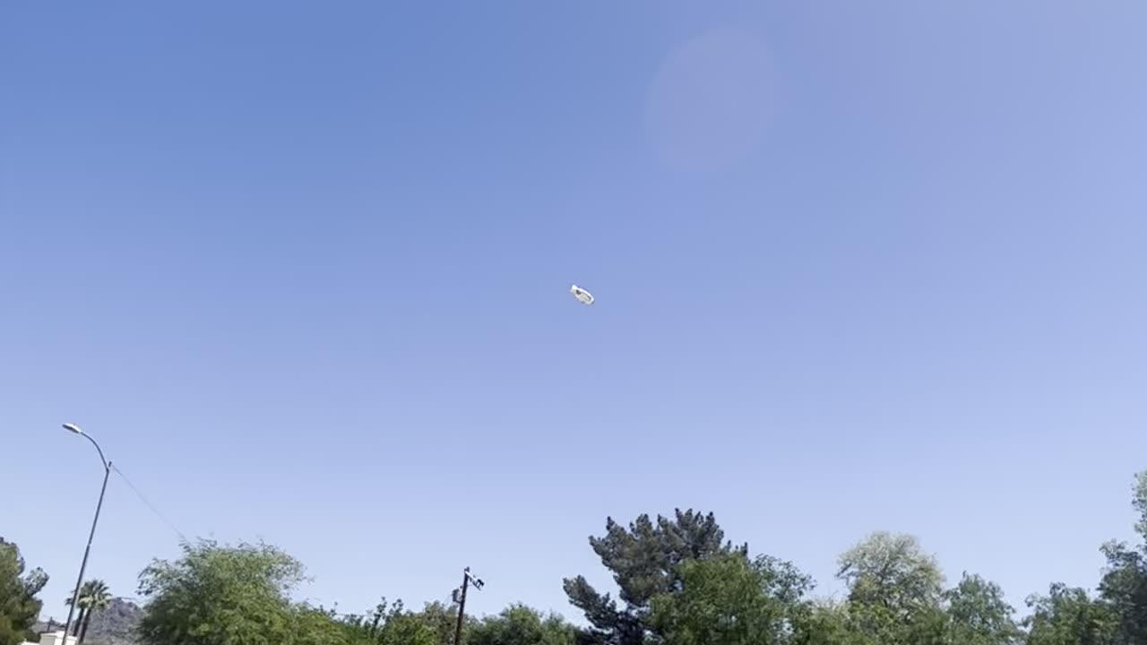 CAPITOL ONE blimp over Phoenix