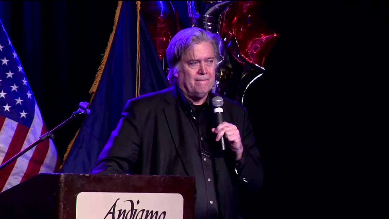 Steve Bannon speaks at Macomb County Republican Dinner - 2018