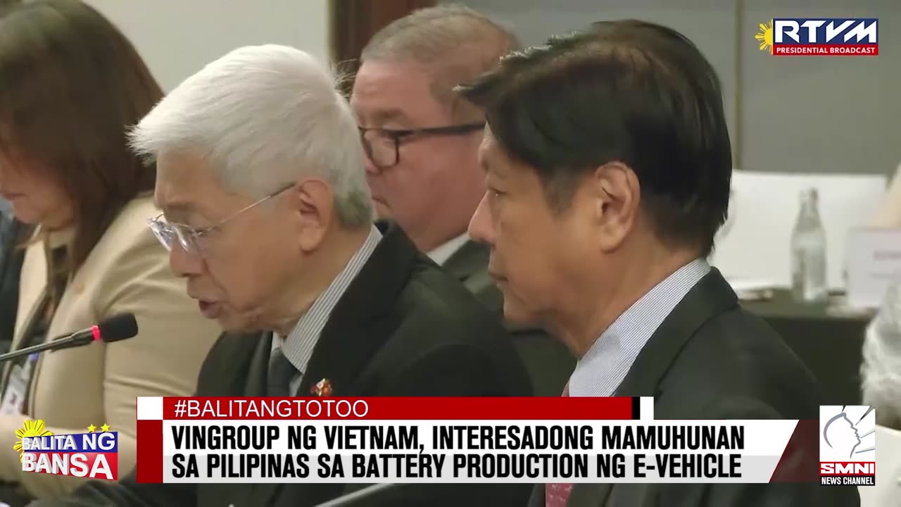 Vingroup ng Vietnam, interesadong mamuhunan sa Pilipinas sa battery production ng E-vehicle