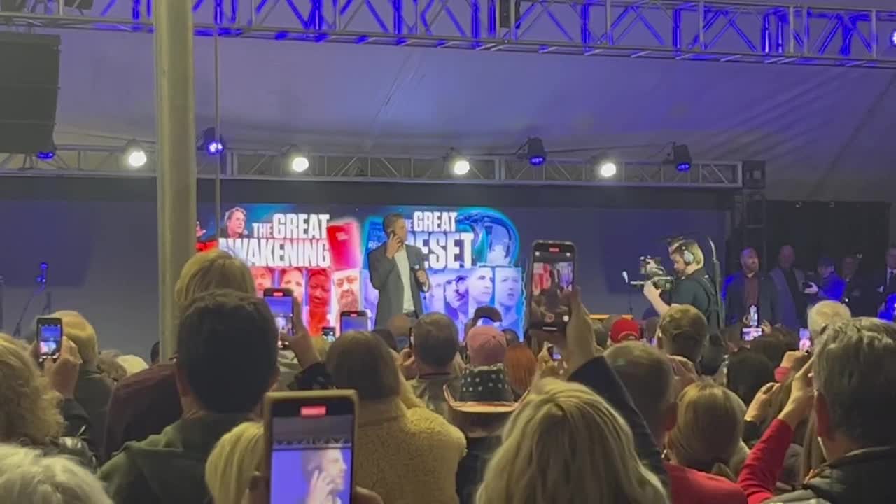 President Trump on the phone @ Reawaken America Tour (1.20.23 Nashville TN)