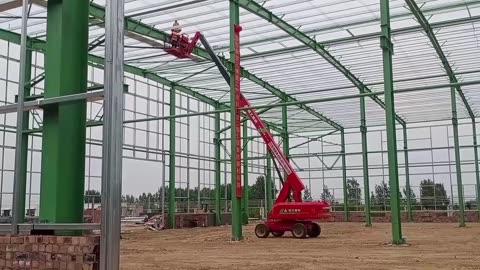 A story in a steel structure fabricating company