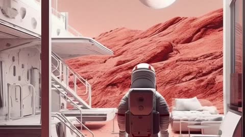 Elon Musk made it to Mars shorts elonmusk midjourney_