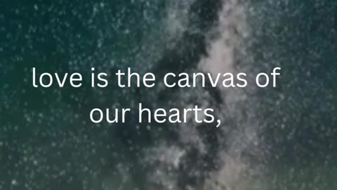 love is the canvas of our hearts..... #shorts