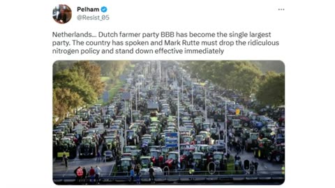 POLITICAL EARTHQUAKE AS DUTCH FARMERS SCORE MASSIVE VICTORY!!!